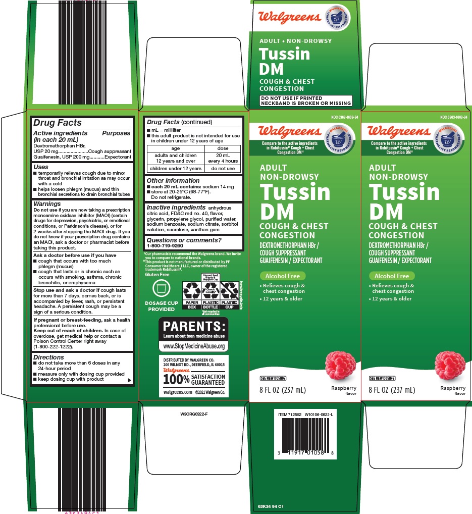 Pill image for Walgreen Co. Adult Tussin Dm Drug Facts