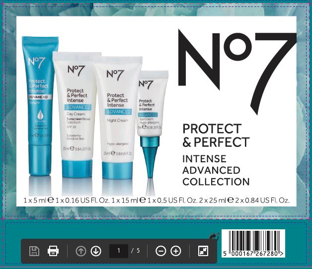 Pill image for No7 Protect And Perfect Intense Advanced Day Cream Sunscreen Broad Spectrum Spf 30