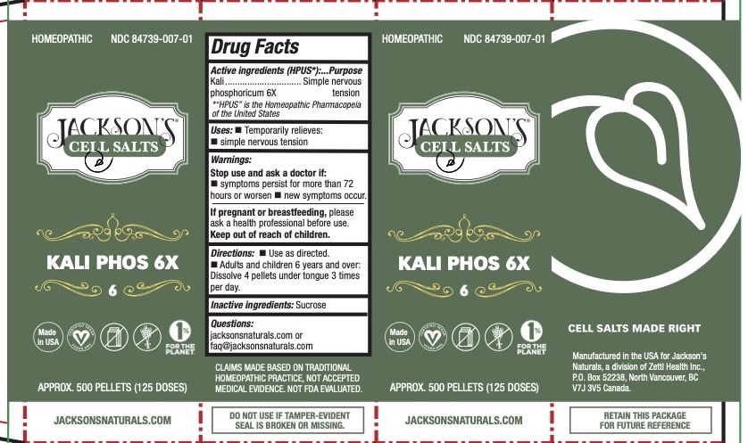 Pill image for Jacksons Cell Salts Kali Phos 6x