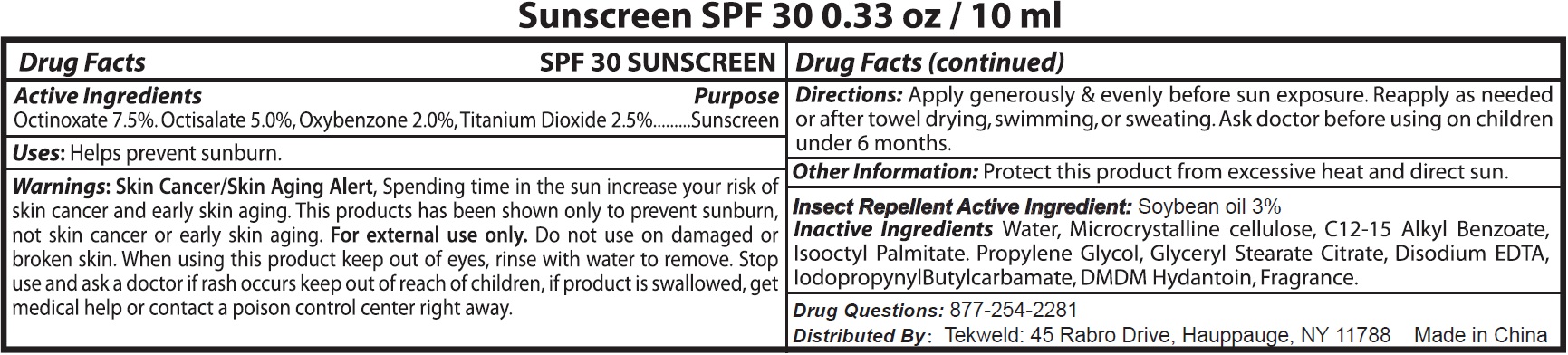 Pill image for Spf 30 Sunscreen Spray With Soybean Oil