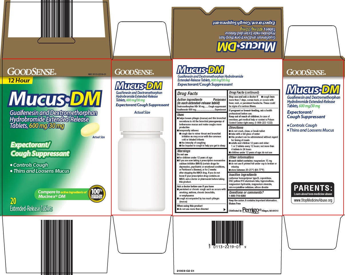 Pill image for Perrigo Mucus Dm Drug Facts