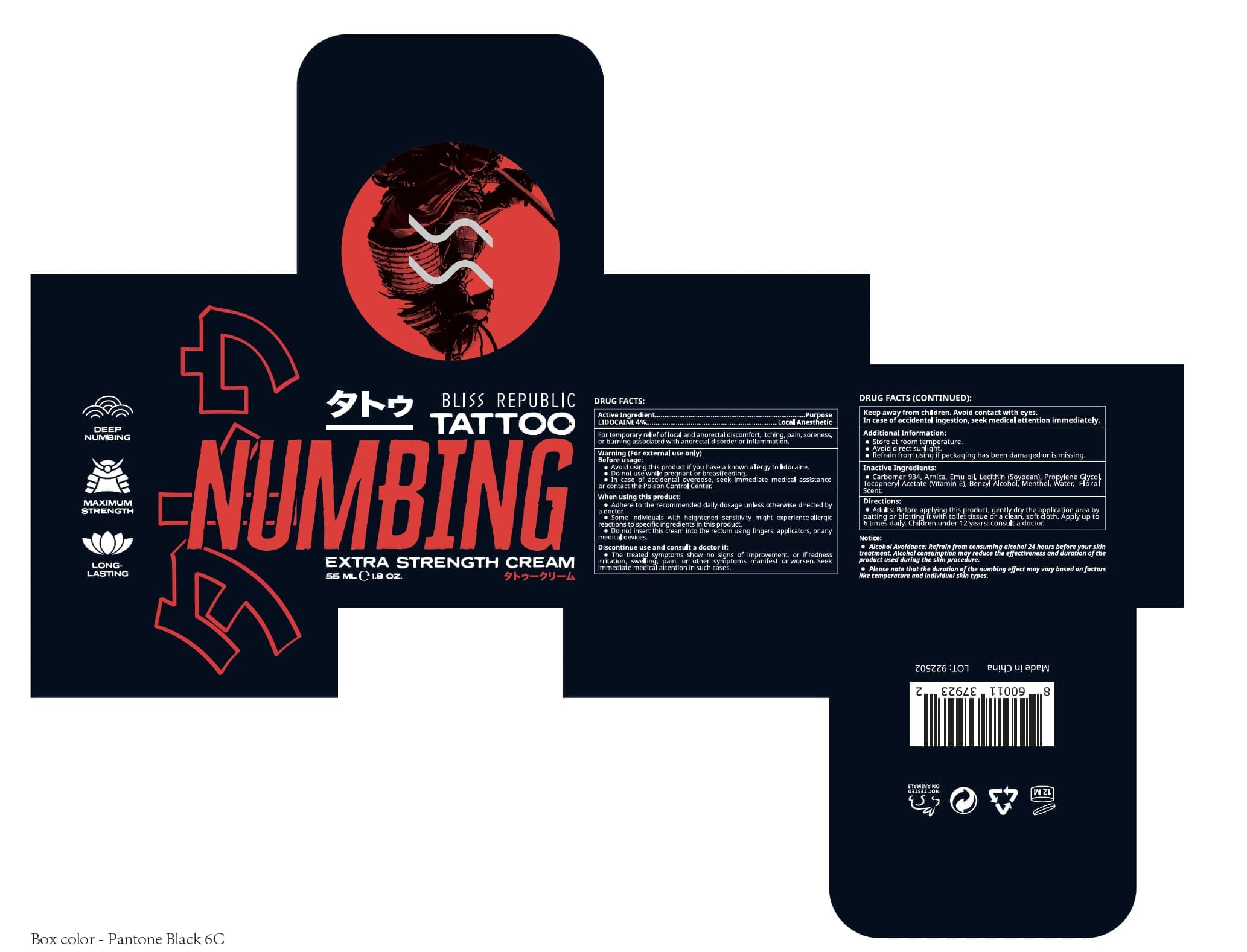 Pill image for Bliss Republic Lidocaine Numbing Cream