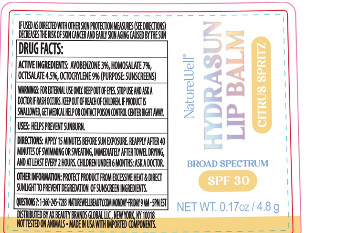 Pill image for naturewell hydrasun lip balm spf30 citrus spritz