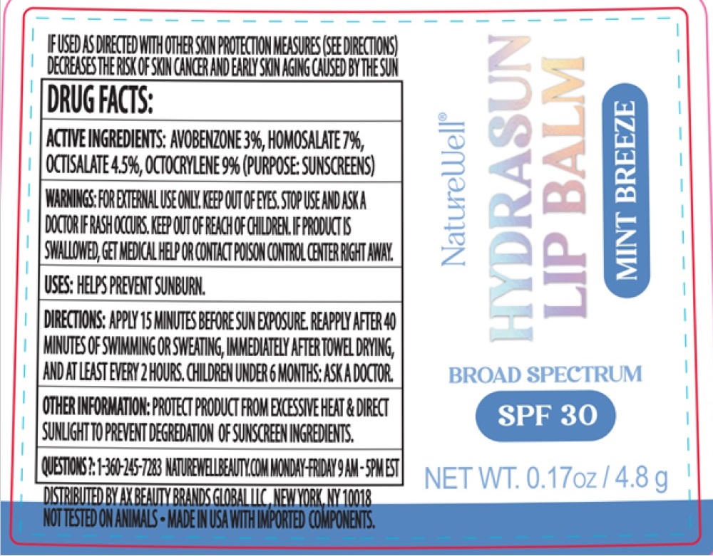 Pill image for naturewell hydrasun lip balm spf30 mint breeze