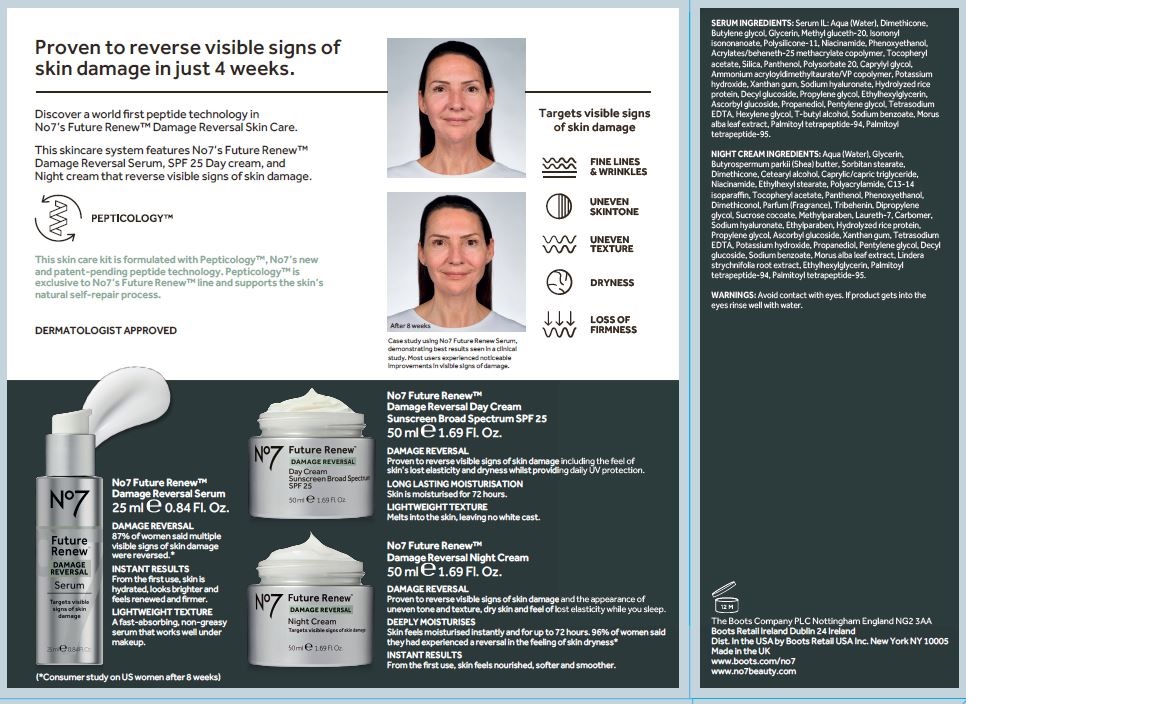 Pill image for No7 Future Renew Damage Reversal System Kit With No 7 Future Renew Damage Reversal Day Cream Sunscreen Broad Spectrum Spf 25