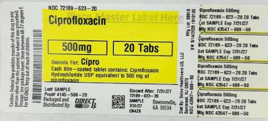 Pill image for Ciprofloxacin