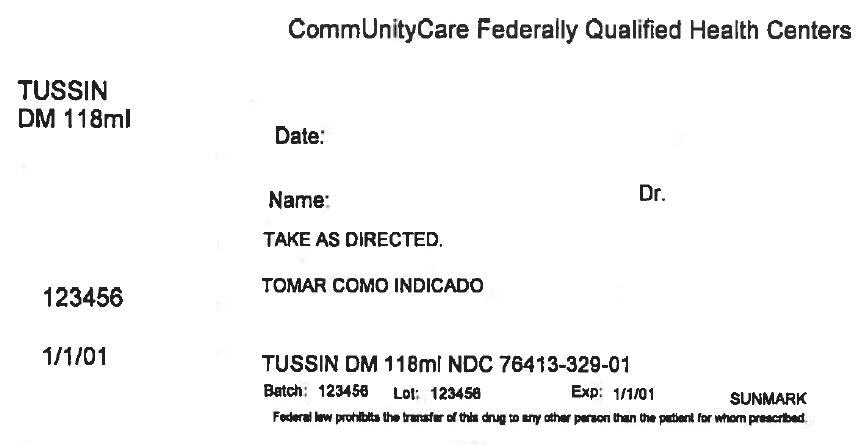 Pill image for sunmark tussin dm cough and chest congestion