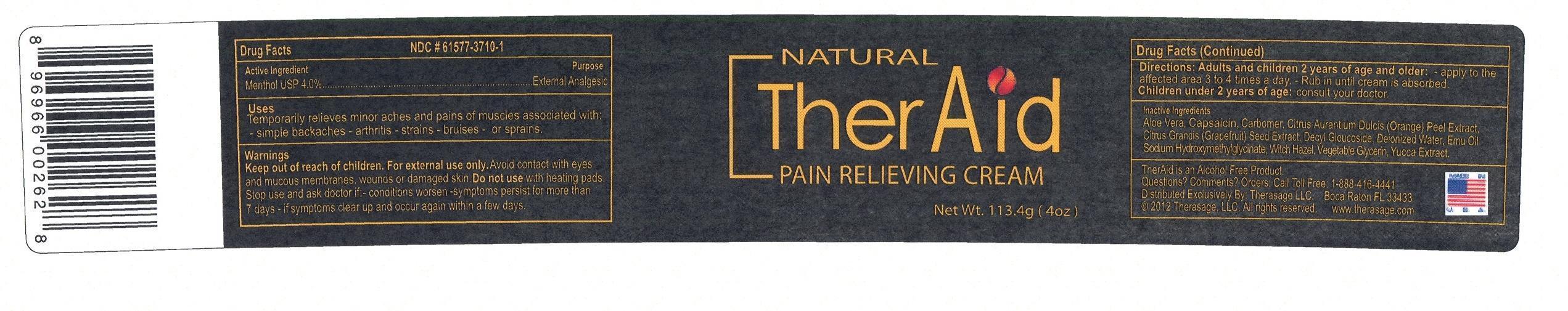 Pill image for Theraid Natural Pain Relieving Cream