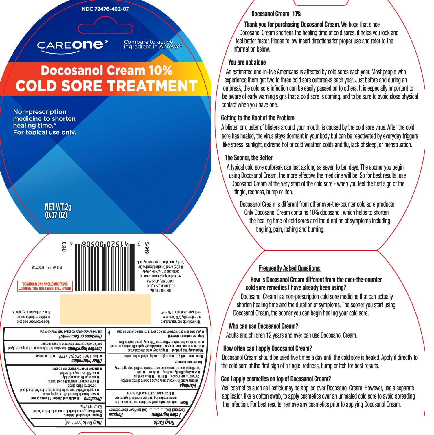 Pill image for Docosanol Cream, 10%