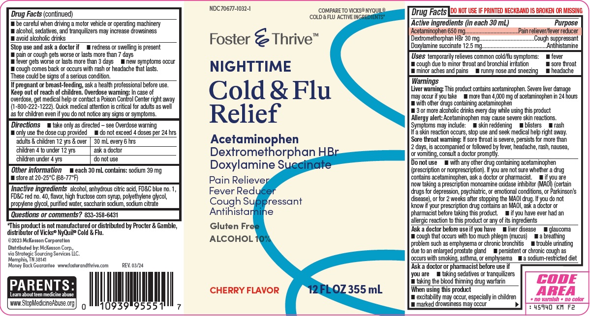 Pill image for Mckesson Nighttime Cold & Flu Relief Drug Facts