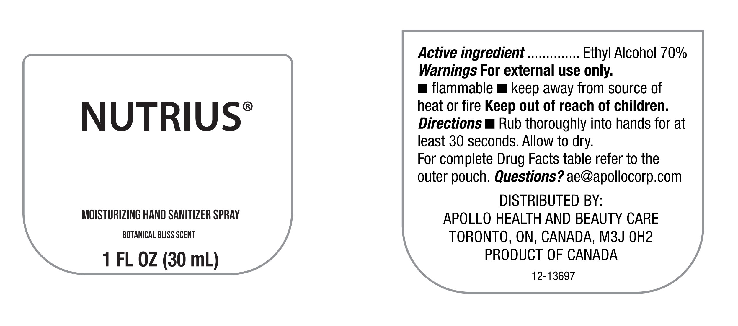 Pill image for Ndc-63148-124.- Botanical Bliss Scent