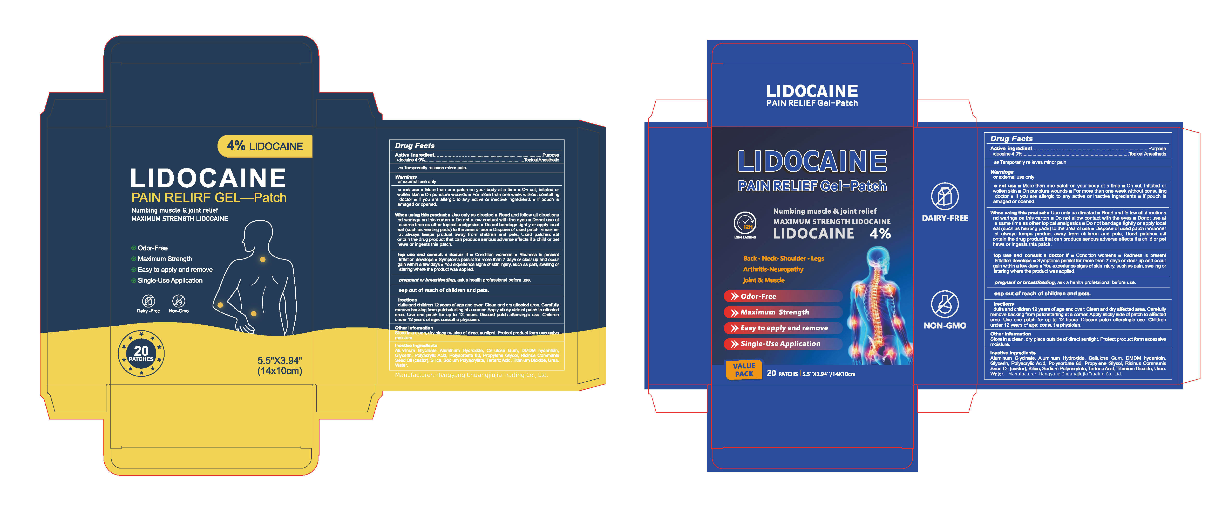 Pill image for 84735-010 4% Lidocaine Patch