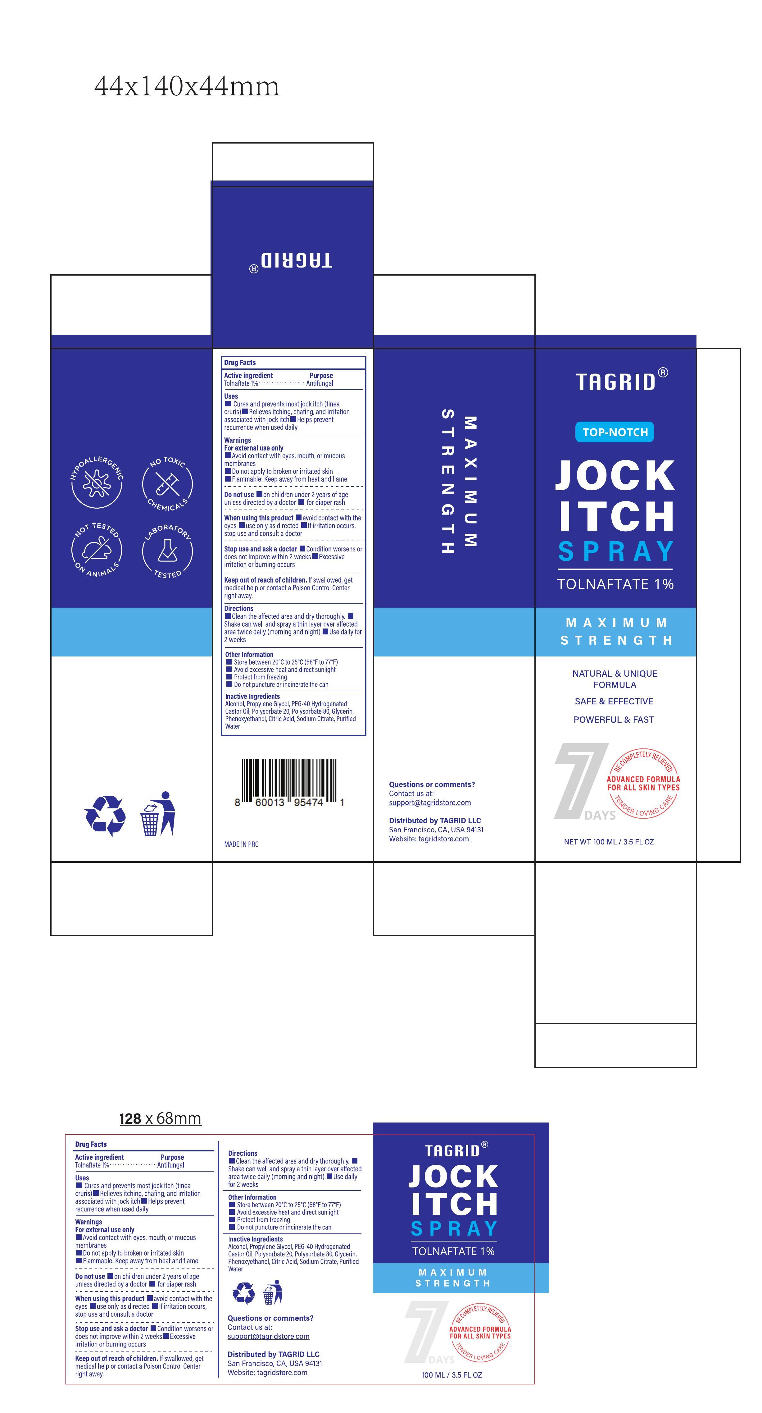 Pill image for Initial Drug Listing-tagrid Jock Itch Spray Tolnaftate 1%