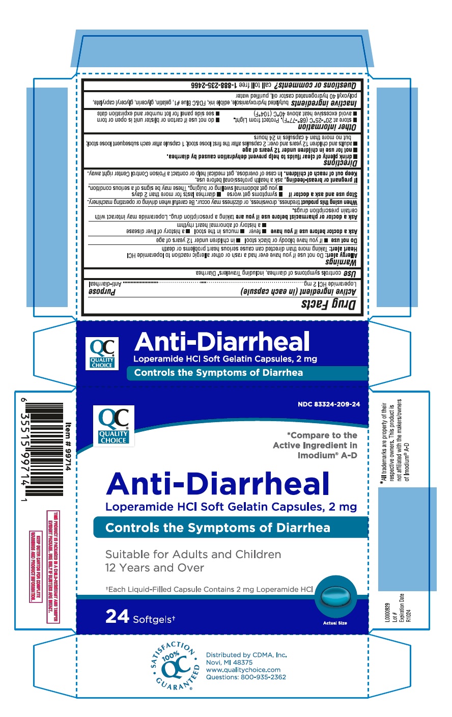 Pill image for Loperamide Hcl Capsules - Quality Choice