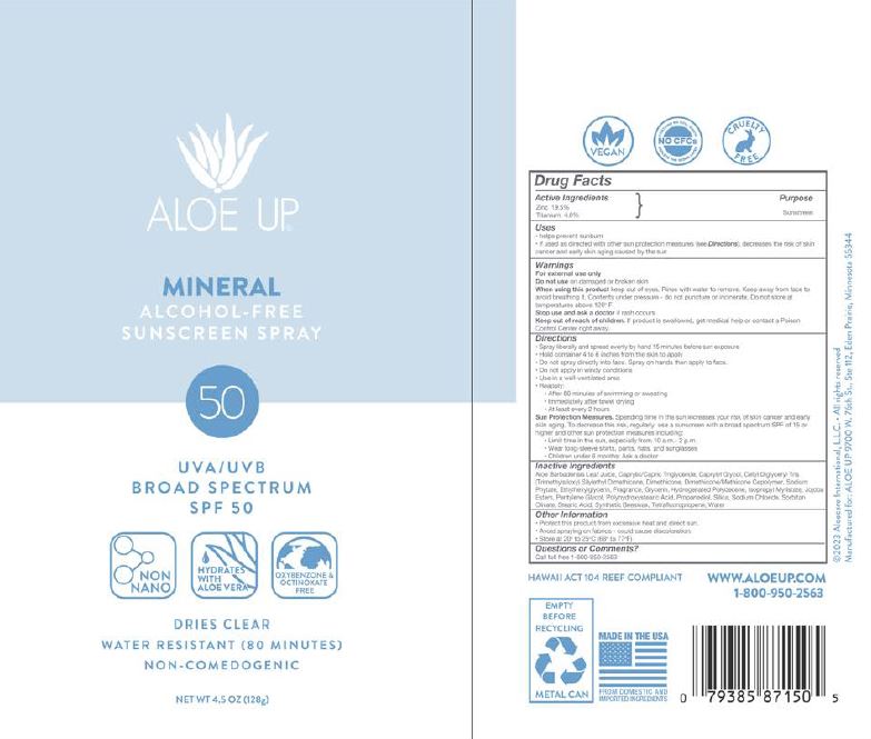 Pill image for Aloe Up Spf 50 Mineral Spray 4.5 Oz