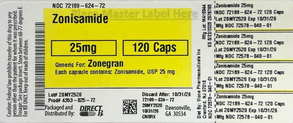 Pill image for Zonisamide