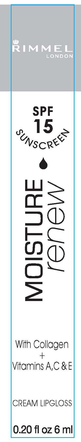 Pill image for Rimmel London Moisture Renew Lipgloss Comfortably Nude (116) Spf 15 Sunscreen