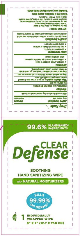 Pill image for Clear Defense Wipes Content Of Label
