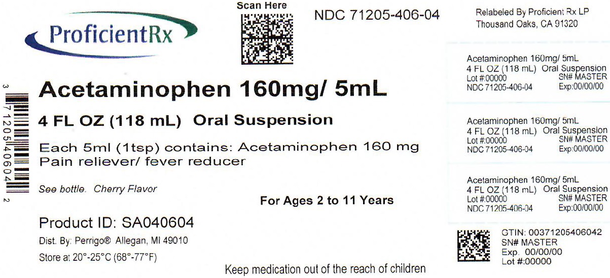 Pill image for Perrigo Children’s Acetaminophen Drug Facts