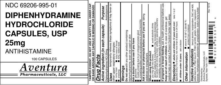 Pill image for Diphenhydramine Hydrochloride Capsules, Usp 25mg