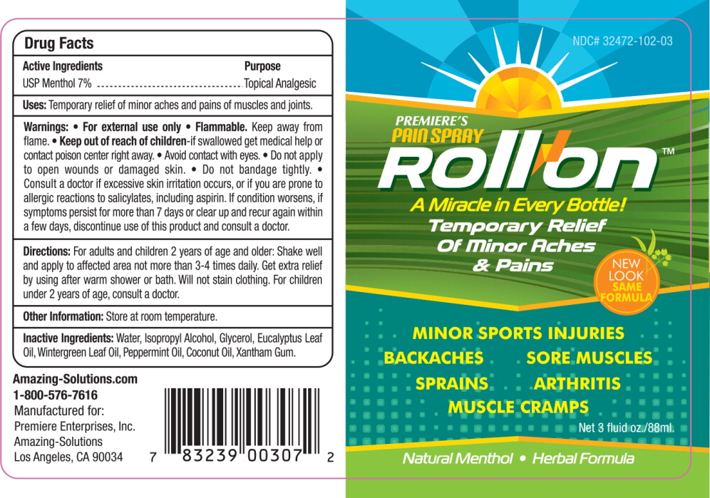 Pill image for Premiere's Pain Spray Roll-on