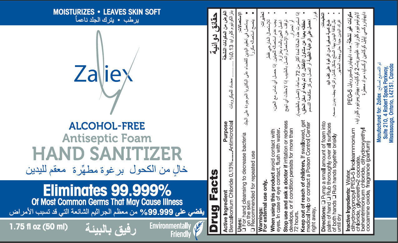 Pill image for Zaliex Alcohol-free Antiseptic Foam Hand Sanitizer