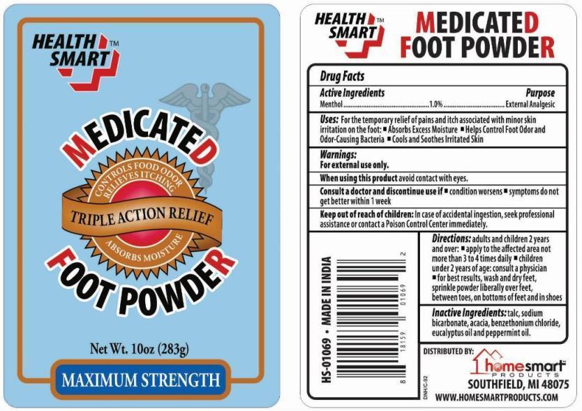 Pill image for Health Smart Medicated Foot Powder