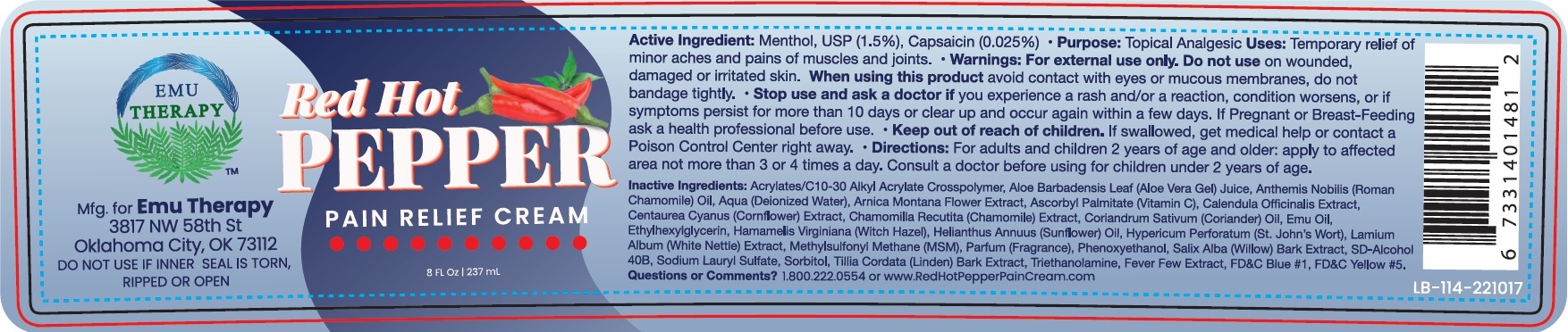 Pill image for Emu Therapy Red Hot Pepper Pain Relief Cream