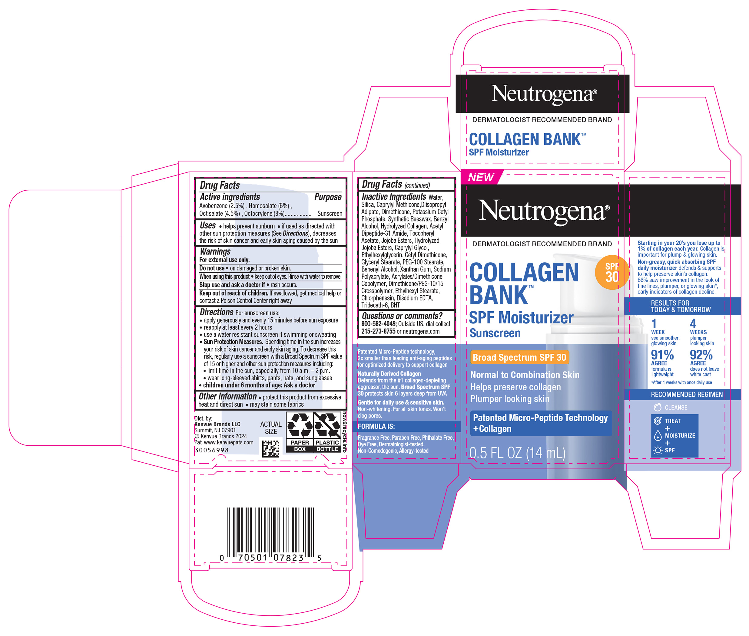 Pill image for Neutrogena Collagen Bank Spf Moisturizer Sunscreen Broad Spectrum Spf 30
