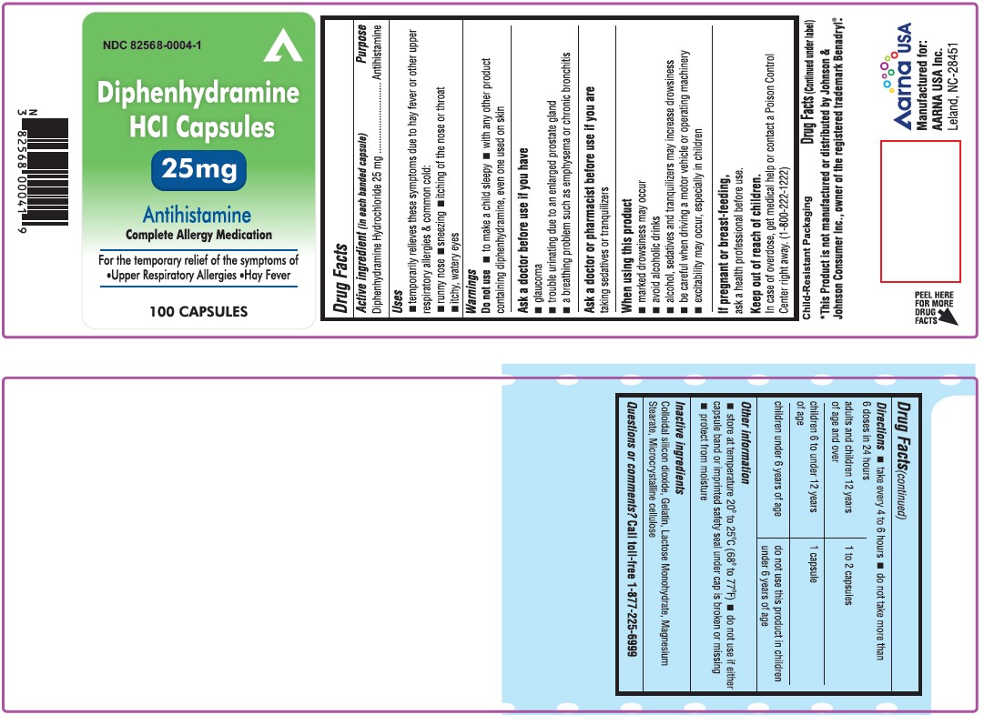 Pill image for Diphenhydramine Hcl 25mg & 50mg Caps