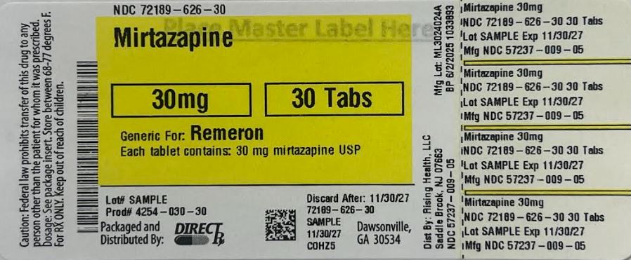 Pill image for Mirtazapine