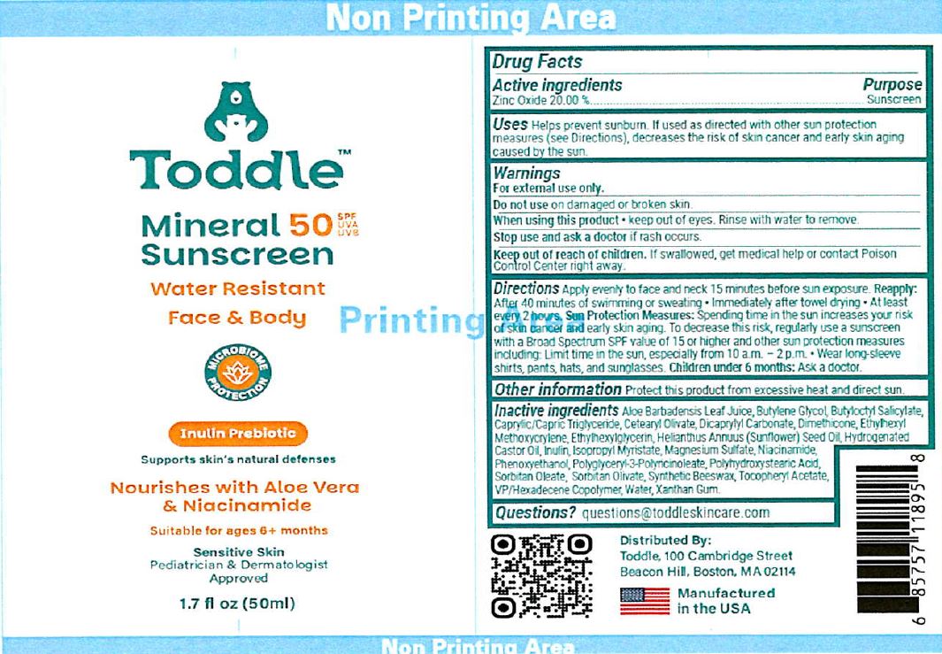 Pill image for Toddle Mineral Spf 50 Sunscreen 1.7oz & 6oz