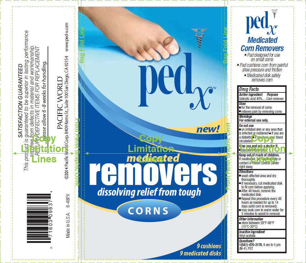 Pill image for Ped X™ Corn Removers, Medicated