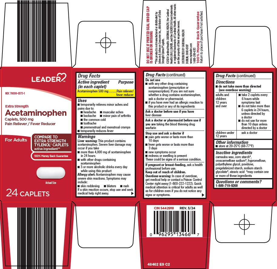 Pill image for Cardinal Health Acetaminophen Drug Facts