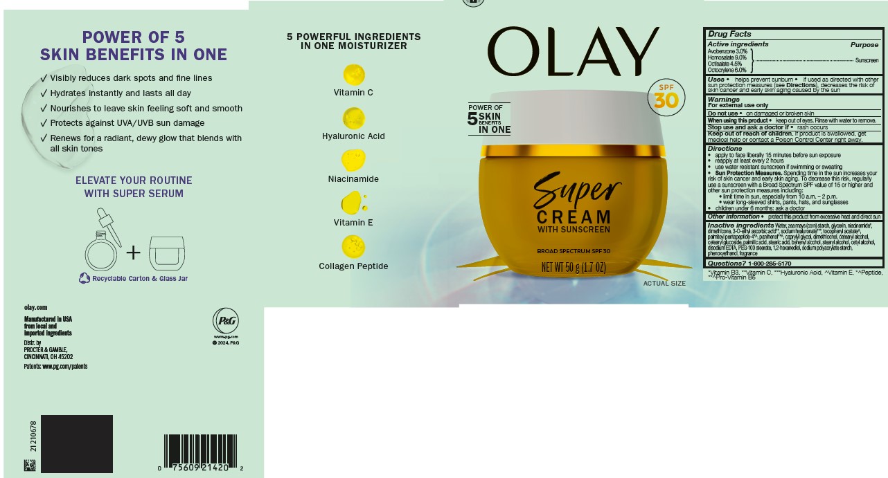 Pill image for Olay Super Cream With Sunscreen Broad Spectrum Spf 30