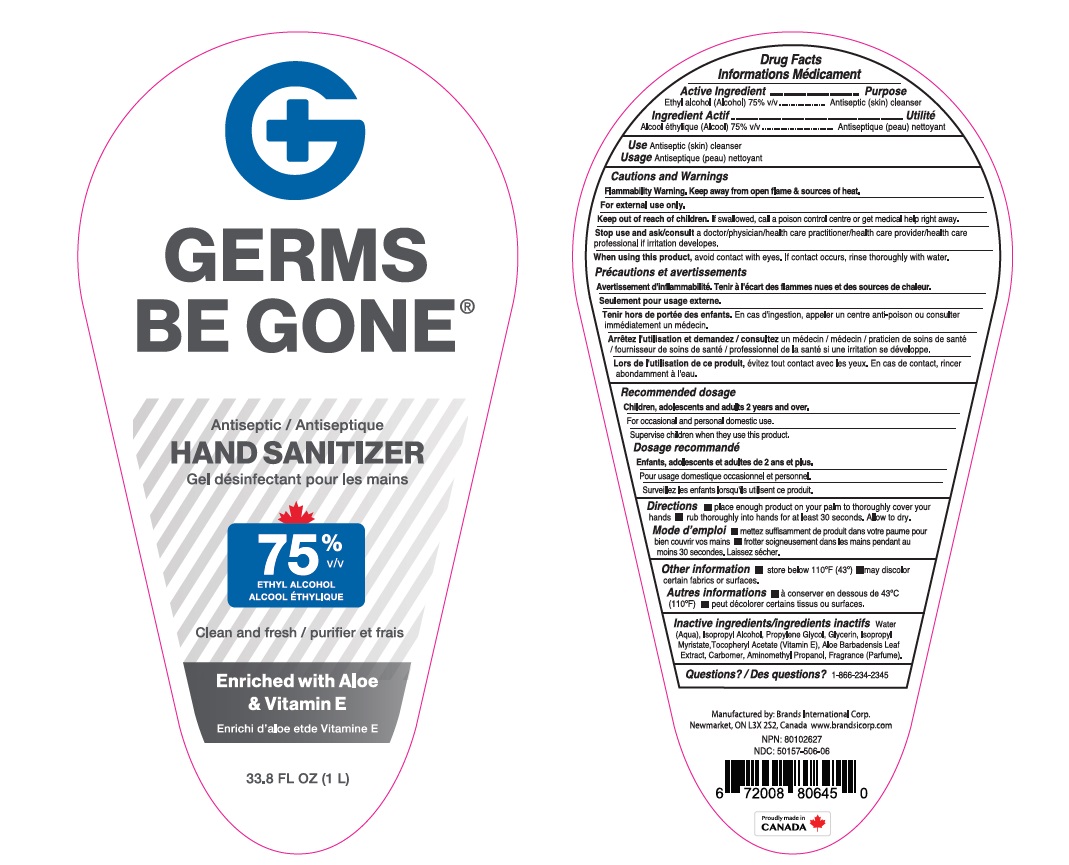 Pill image for Germs Be Gone Hand Sanitizer