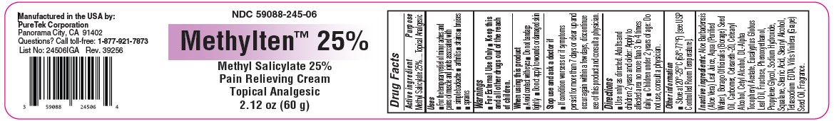 Pill image for Ndc 59088-245 Methylten 25%