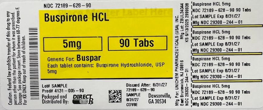 Pill image for Buspirone Hcl