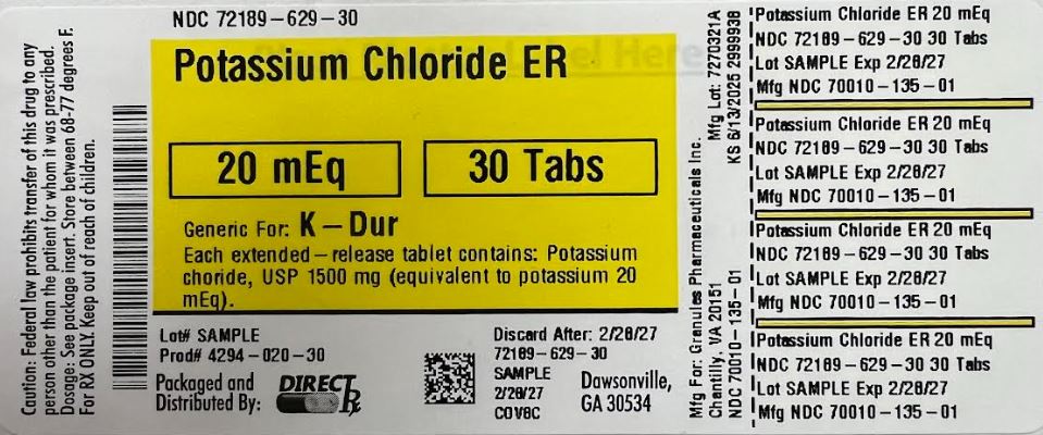 Pill image for potassium chloride er