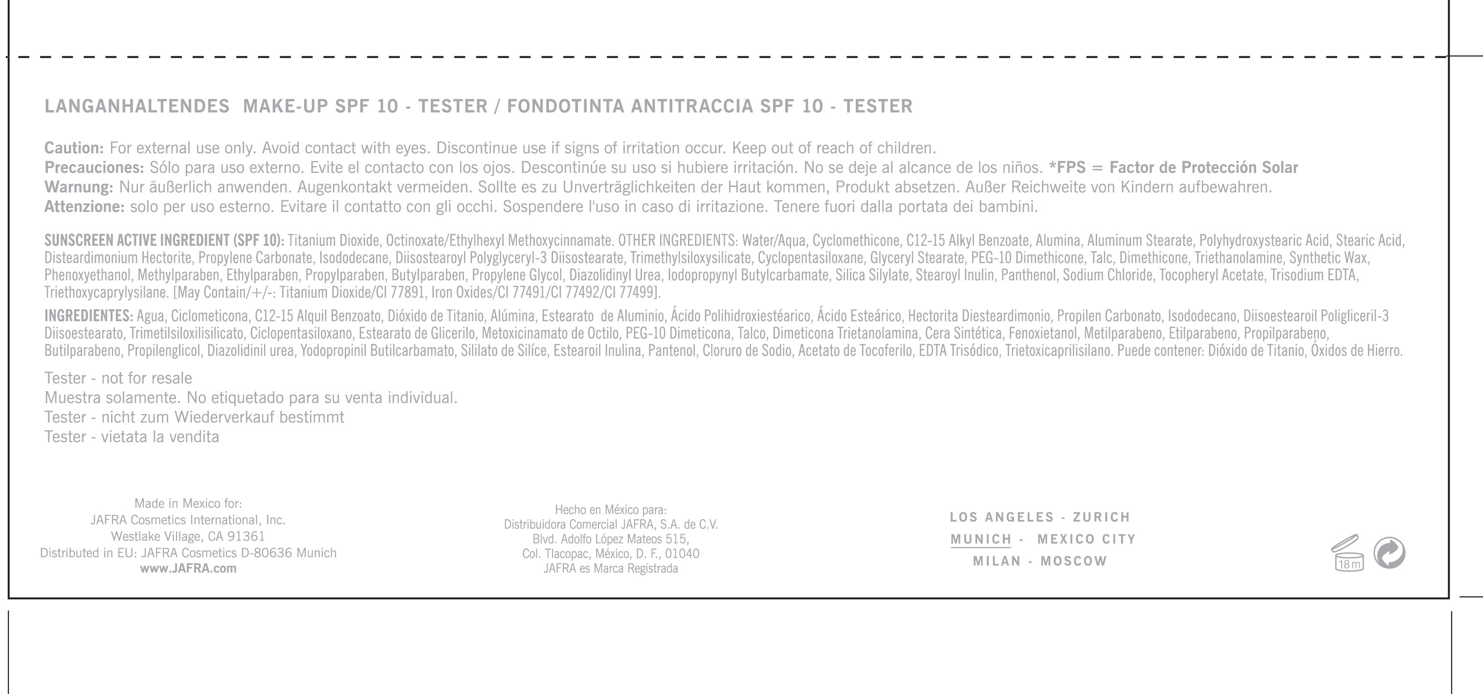 Pill image for Always Stay-on Makeup Spf 10 Med/dark Testers