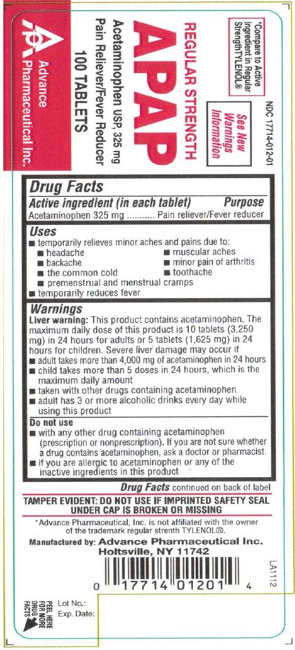 Pill image for Acetaminophen 325 Mg