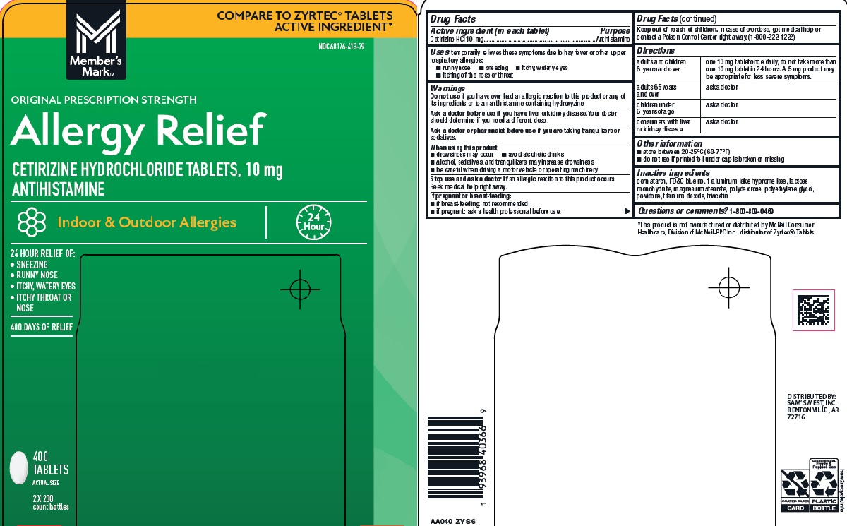 Pill image for Sam's West Inc Allergy Relief Drug Facts