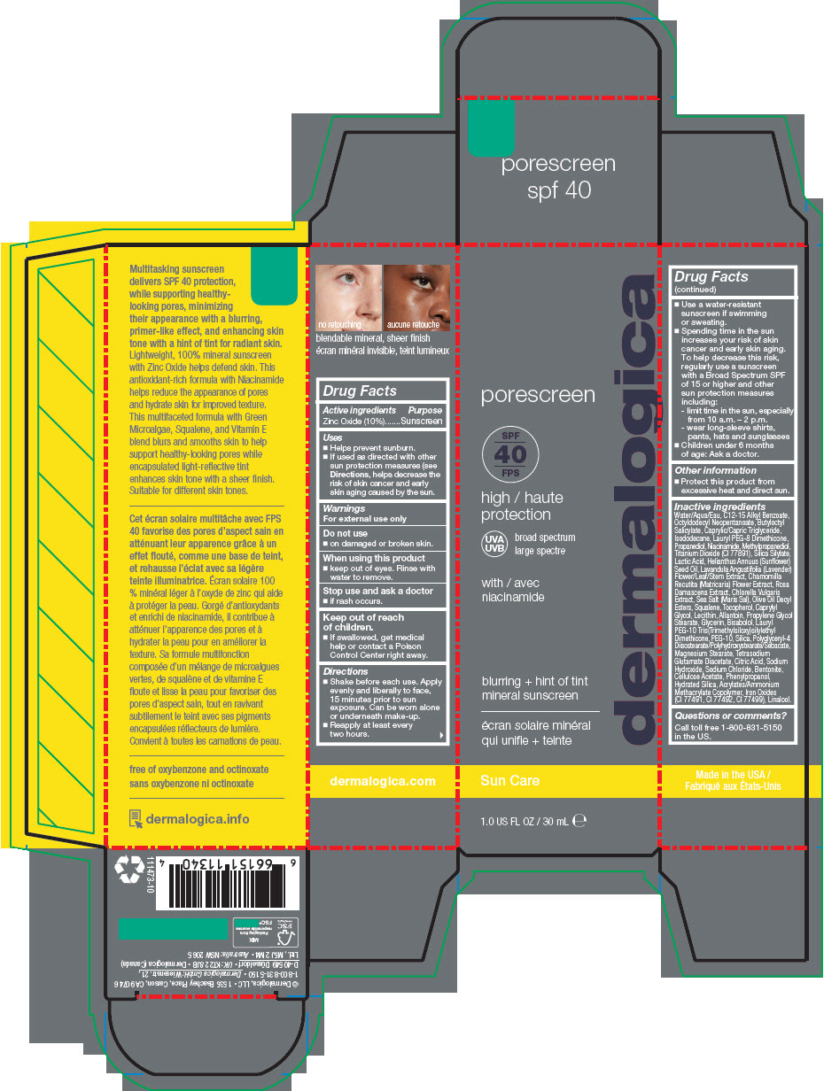 Pill image for Porescreen Spf40