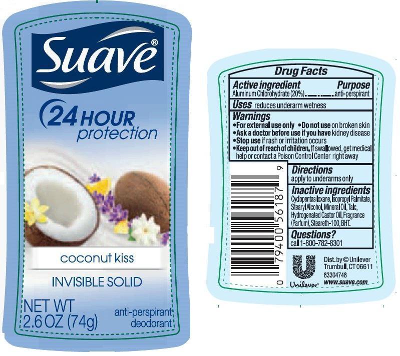 Pill image for Suave Coconut Kiss Antiperspirant And Deodorant