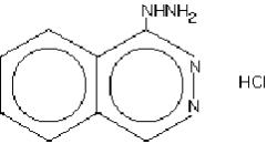 Pill image for Hydralazine Hydrochloride Tablets, Usp