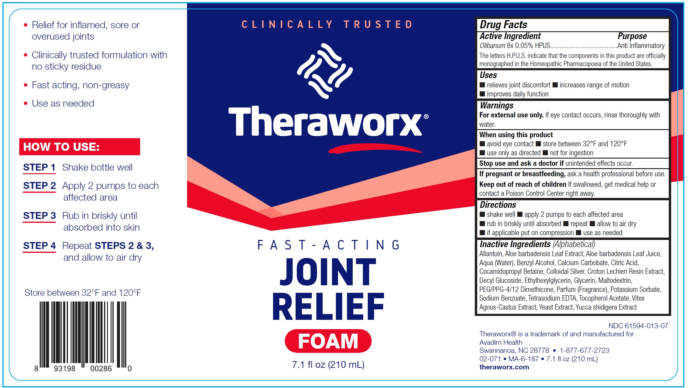 Pill image for Theraworx Relief Joint Discomfort And Inflammation