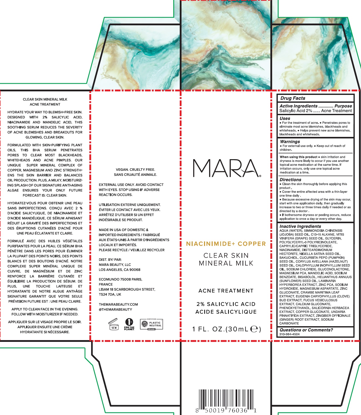 Pill image for Mara Clear Skin Mineral Milk Acne Treatment