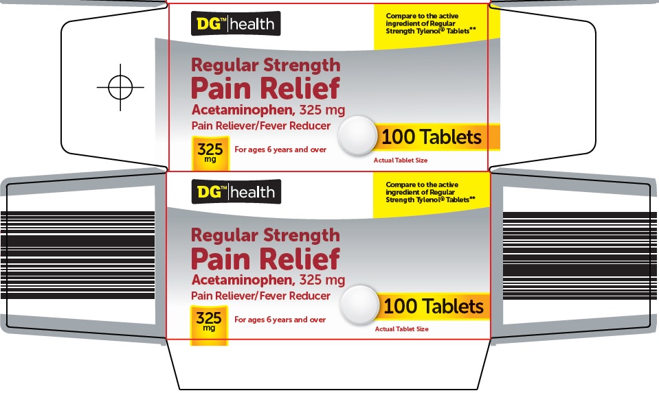 Pill image for Dolgencorp, Llc Pain Relief Drug Facts