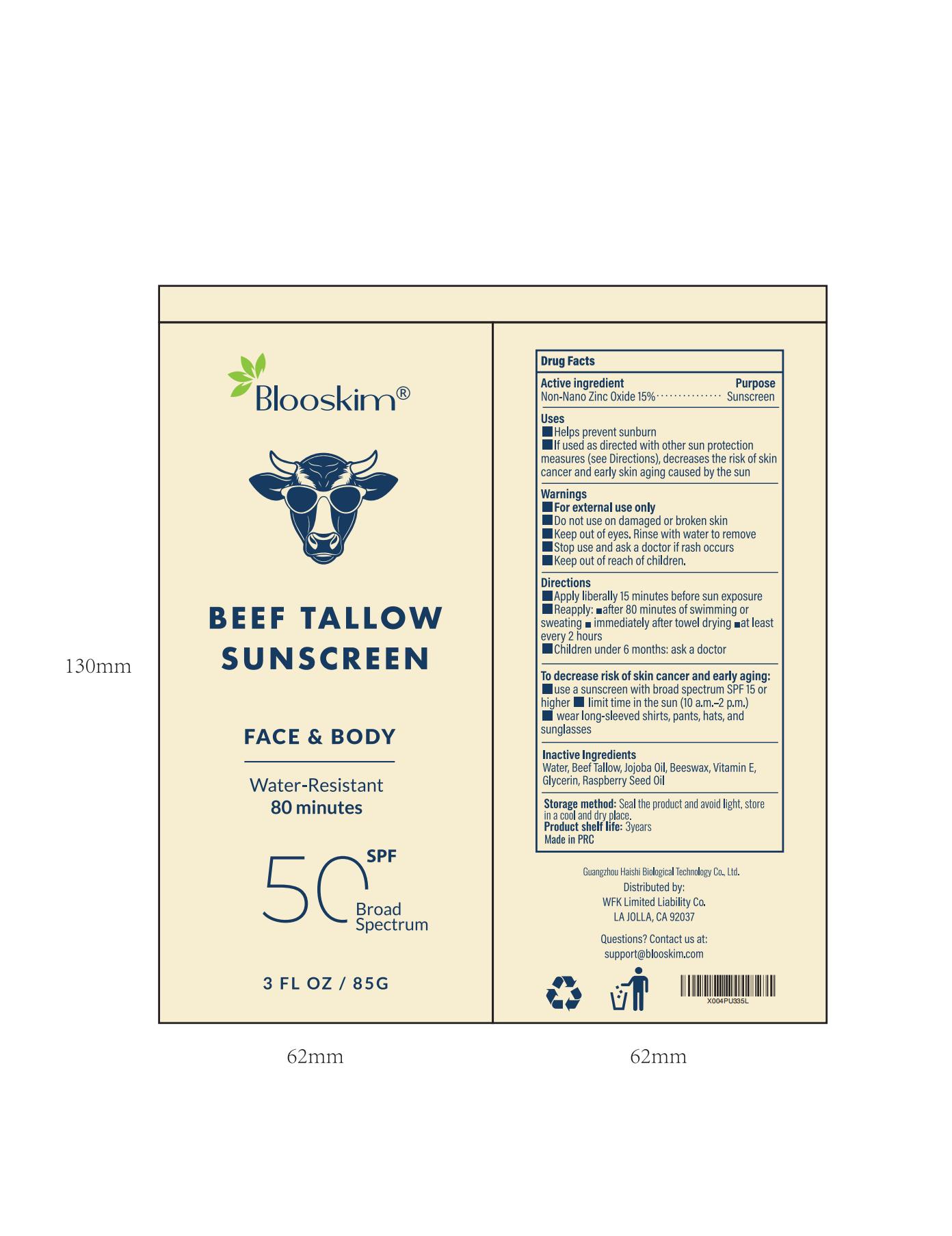 Pill image for Blooskim@ Beef Tallow Sunscreen