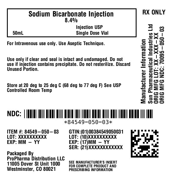 Pill image for Sodium Bicarbonate Injection, Usp 8.4% 50 Meq/50 Ml (1 Meq/ml)